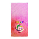 Luxurious Rose Briar Forest bath towel displayed in a bathroom setting.